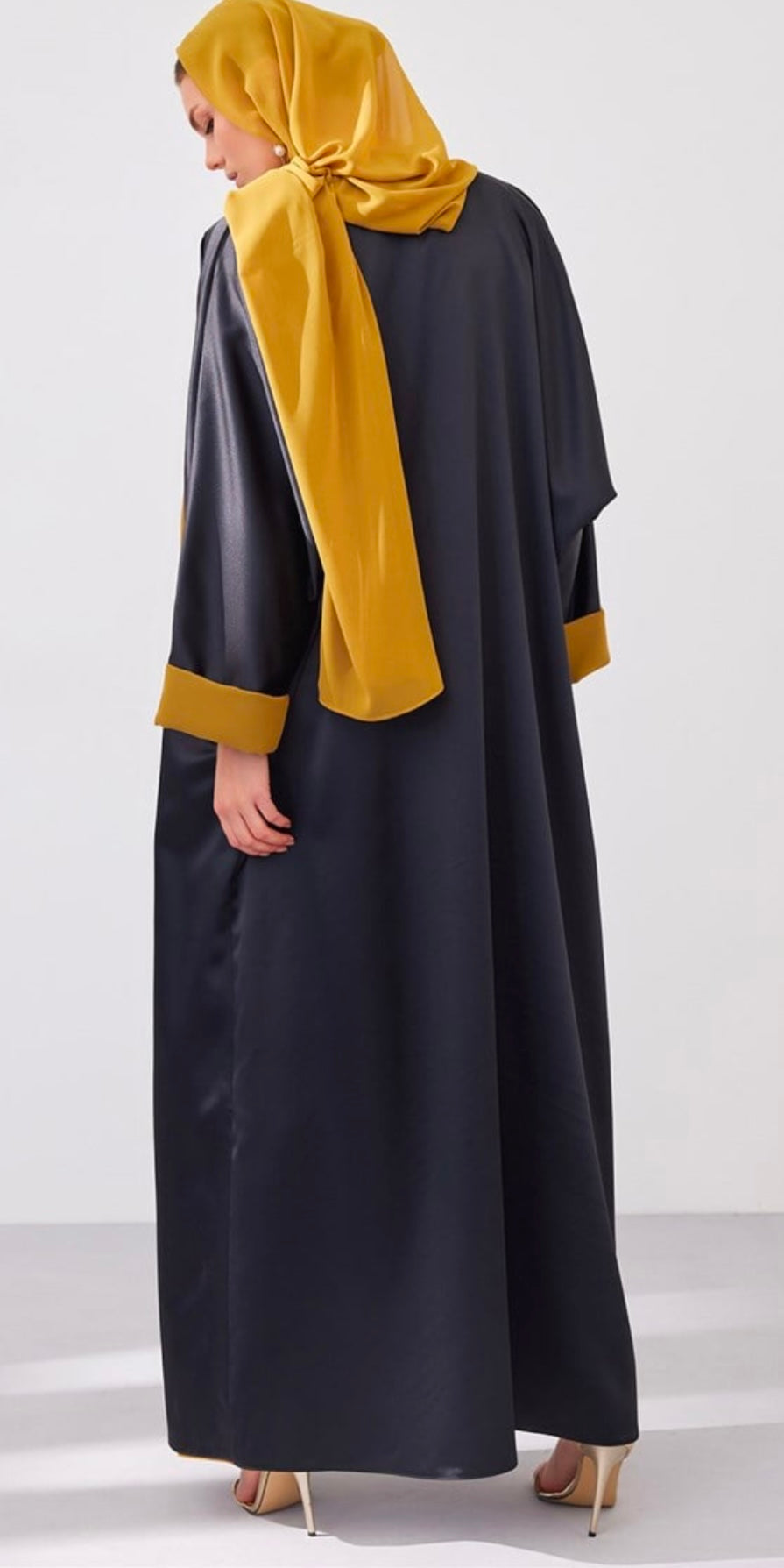 Elegant Abaya with hijab