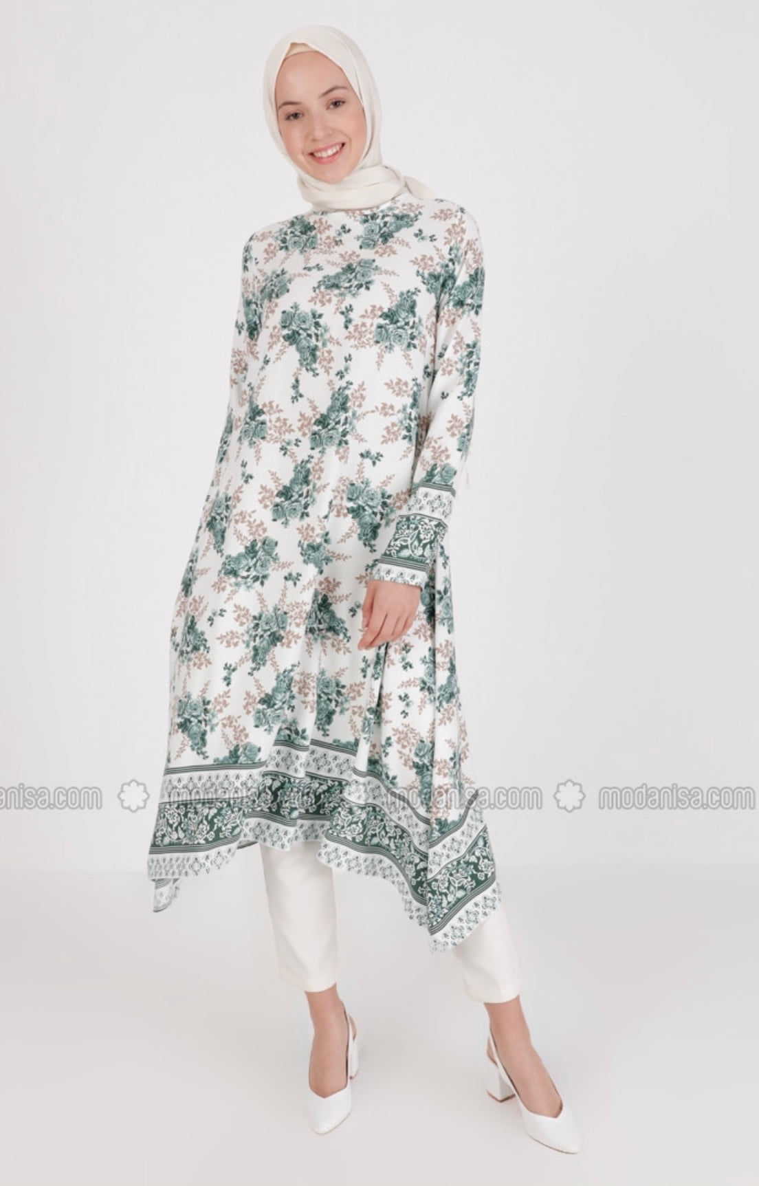 Viscose long tunic