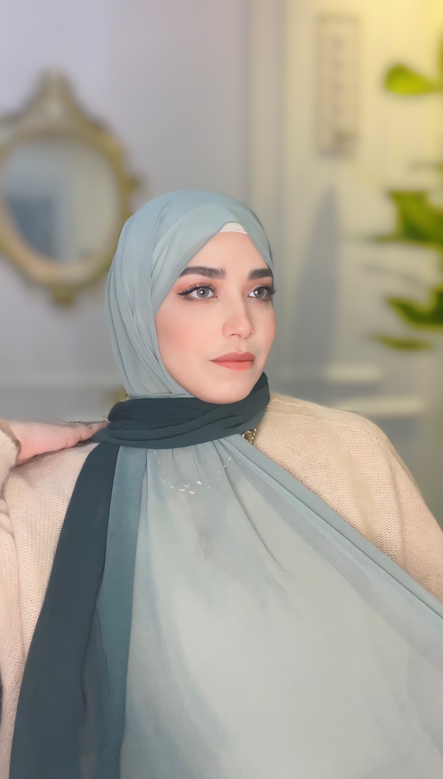 Gradient Chiffon Hijab